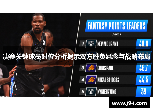 决赛关键球员对位分析揭示双方胜负悬念与战略布局